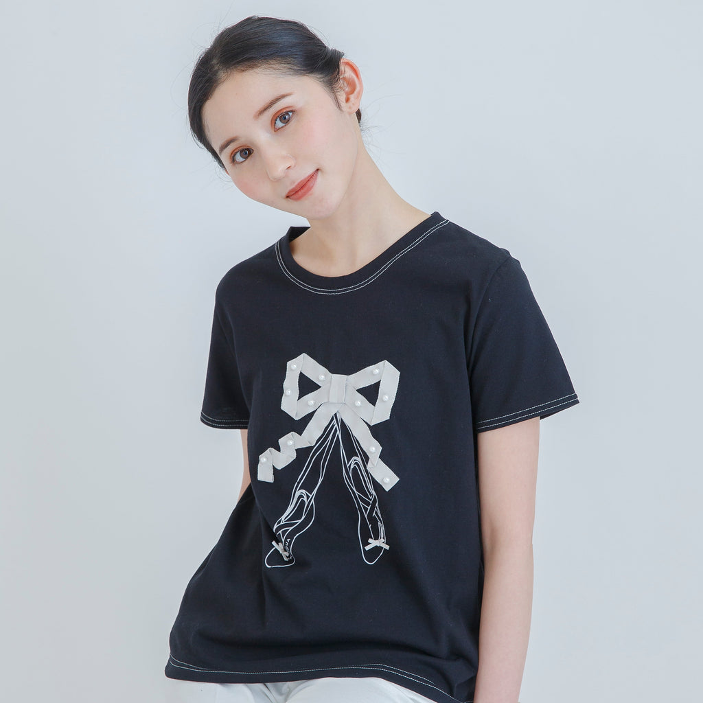 トウシューズTシャツ | PRIMAQUA.BALLET